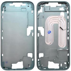 Μεσαίο Πλαίσιο Apple iPhone 16 5G με Πλήκτρο Κάμερας Τιρκουάζ (OEM)