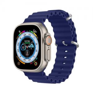 Λουράκι Σιλικόνης Dux Ducis OceanWave Bracelet Apple Watch (38/ 40/ 41mm) Σκούρο Μπλε