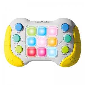 Φορητό Παιχνίδι Maxlife MXPS-300 Pop It Λευκό-Κίτρινο