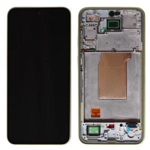 Οθόνη με Touch Screen & Μπροστινή Πρόσοψη Samsung A356B Galaxy A35 5G Κίτρινο (Original)