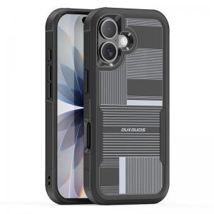 Θήκη TPU & PC Dux Ducis Shld Apple iPhone 17 Umbra Pattern Μαύρο