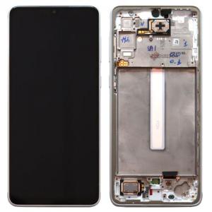 Οθόνη με Touch Screen & Μπροστινή Πρόσοψη Samsung A336B Galaxy A33 5G Λευκό (Original)