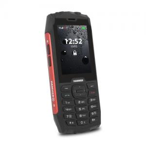 Κινητό Τηλέφωνο Hammer 4 (Dual SIM) Μαύρο-Κόκκινο