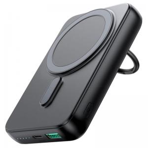 Φορτιστής Ανάγκης Joyroom JR-W050 20W 10000mAh PD Magnetic Wireless με Δακτύλιο Στήριξης Μαύρο