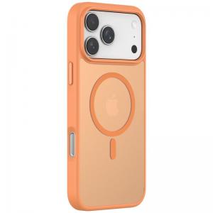 Θήκη TPU & PC Shock Proof Devia Magnetic Apple iPhone 17 Pro Pino Πορτοκαλί