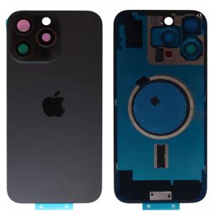 Πίσω Καπάκι με Μαγνήτες Magsafe Apple iPhone 16 Pro Max Titanium Μαύρο (OEM)