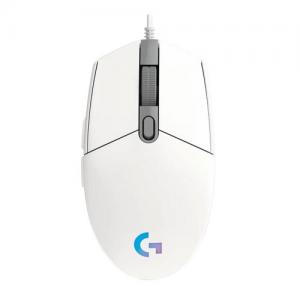 Ενσύρματο Ποντίκι Gaming Logitech G102 Lightsync Λευκό