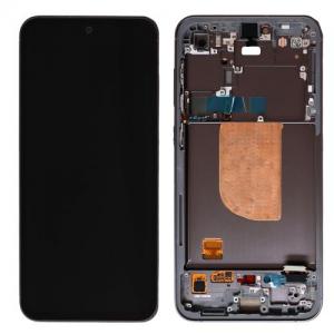 Οθόνη με Touch Screen & Μπροστινή Πρόσοψη Samsung S711B Galaxy S23 FE Γκρι (Original)