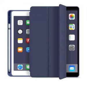 Θήκη Flip Smart inos Apple iPad 10.2 2019 / 2020 / 2021  με TPU & SC Pen Σκούρο Μπλε