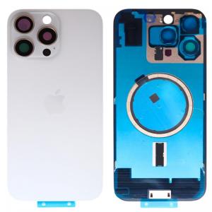 Πίσω Καπάκι με Μαγνήτες Magsafe Apple iPhone 16 Pro Max Titanium Λευκό (OEM)