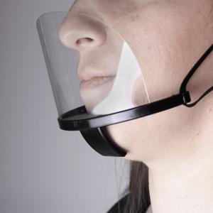 BLACK PLASTIC MULTI-PURPOSE FACE MASK