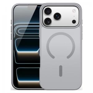 Θήκη TPU & PC Dux Ducis Yind Magnetic MagSafe Apple iPhone 17 Pro (Open Ring Version) Γκρι