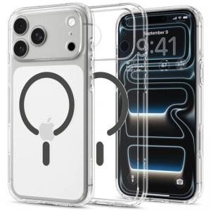 Θήκη TPU & PC Spigen Apple iPhone 18 Pro Max/ 17 Pro Max MagSafe Ultra Hybrid Διάφανο-Γκρι