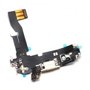 Καλώδιο Πλακέ Apple iPhone 12/ 12 Pro με Επαφή Φόρτισης Λευκό (OEM)