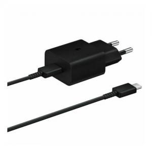 Φορτιστής Ταξιδίου Ταχείας Φόρτισης Samsung EP-T1510 15W με Έξοδο USB C 3A & Καλώδιο USB C Μαύρο
