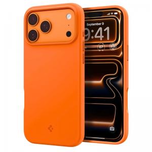 Θήκη Σιλικόνης Spigen Silicone Fit Magsafe Apple iPhone 17 Pro Max 5G Πορτοκαλί