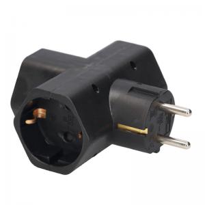 Πολύπριζο GSC 3 Θέσεων Σταυρός Μαύρο