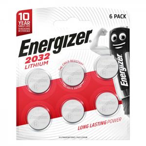 ENERGIZER CR2032/6PCS LITHIUM COIN BLISTER
