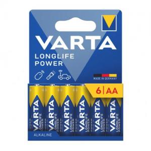 Μπαταρία Alkaline Varta Longlife Power AA LR06 Plastic Free (6 τεμ.)