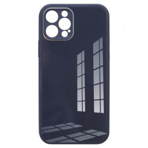 Θήκη TPU & Glass inos Apple iPhone 12 Pro CamGuard Σκούρο Μπλε