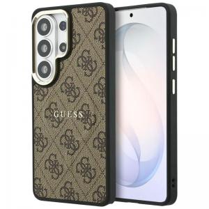 Θήκη PU Guess MagSafe Samsung Galaxy S26 Ultra 5G Hardcase Classic 4G Καφέ