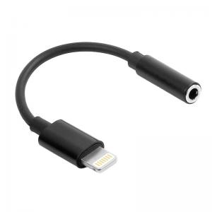 Αντάπτορας Maxlife MXJL-02 3.5mm Θηλυκό σε Lightning Αρσενικό Μαύρο