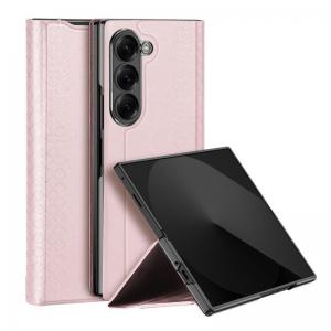 Θήκη Δερμάτινη PU Dux Ducis Bril Samsung Galaxy Z Fold 7 5G Magnetic Ροζ
