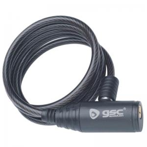 Κλειδαριά Ποδηλάτου GSC 12mm 1m Μαύρο