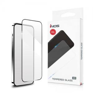 Tempered Glass Full Face inos 0.33mm Apple iPhone 17 Pro 3D Μαύρο