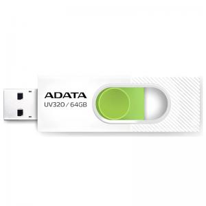 USB 3.2 Flash Disk Adata UV320 USB A 64GB Λευκό