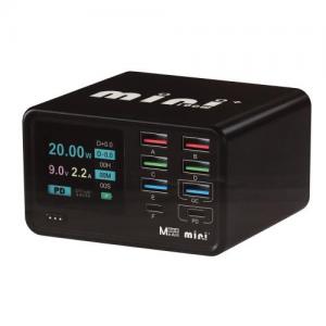 Πολυφορτιστής Πάγκου MaAnt DianBa Mini+ με 8 Θύρες USB A & USB C PD/ QC 100W & Οθόνη Ενδείξεων