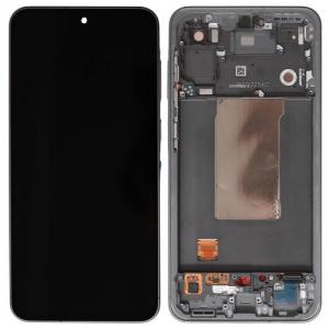 Οθόνη με Touch Screen & Μπροστινή Πρόσοψη Samsung A566 Galaxy A56 5G Μαύρο (Original)