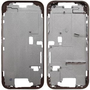 Μεσαίο Πλαίσιο Apple iPhone 16 Pro 5G με Πλήκτρο Κάμερας Χρυσό (OEM)