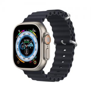 Λουράκι Σιλικόνης Dux Ducis OceanWave Bracelet Apple Watch  (42/ 44/ 45mm) Γκρι-Μπλε