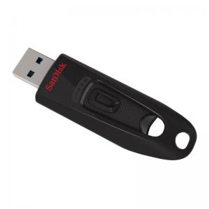 USB 3.0 Flash Disk SanDisk Ultra SDCZ48 USB A 128GB 130MB/s Μαύρο