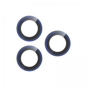 Προστατευτικό Κάλυμμα Αλουμινίου Full Face Devia για Τζαμάκι Κάμερας Apple iPhone 16 Pro/ 16 Pro Max/ 17 Pro/ 17 Pro Max Peak Σκούρο Μπλε