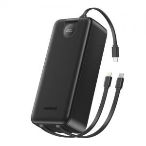 Φορτιστής Ανάγκης Foneng PX108 22.5W 30000mAh με 3 Ενσωματωμένα Καλώδια Μαύρο
