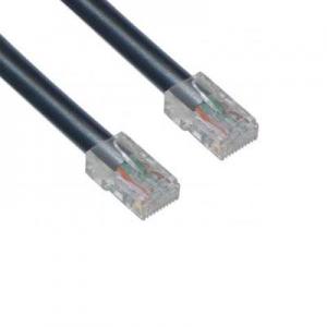 Καλώδιο Δικτύου UTP Cable CAT5e 1m Μαύρο (Ασυσκεύαστο)