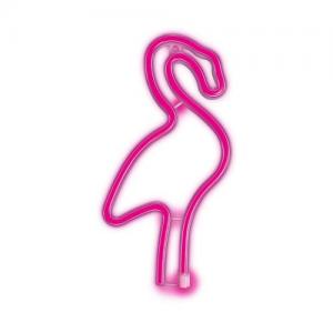 Neon LED Forever Light FLNE18 FLAMINGO (USB/Μπαταρίας & On/Off) Ροζ