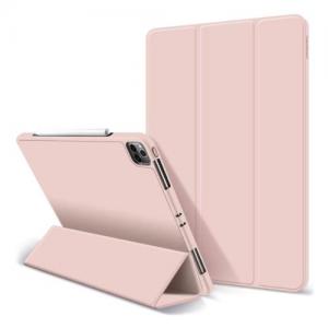 Θήκη Flip Smart inos Apple iPad Pro 12.9 (2021) με TPU & SC Pen Ροζ (Ασυσκεύαστο)