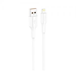Καλώδιο Σύνδεσης USB 2.0 Foneng XS01 USB A σε Lightning 2.4A 1m Λευκό