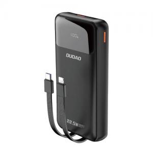 Φορτιστής Ανάγκης Dudao K15Pro PD 22.5W 20000mAh με Καλώδια USB C & Lightning Μαύρο