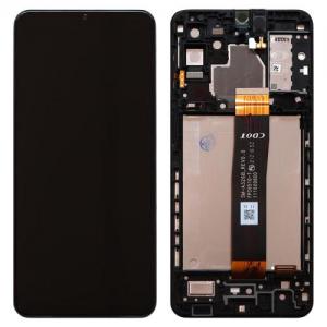 Οθόνη με Touch Screen & Μπροστινή Πρόσοψη Samsung A326B Galaxy A32 5G Μαύρο χωρίς Μπαταρία (Original)