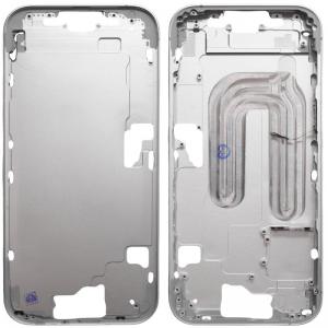 Μεσαίο Πλαίσιο Apple iPhone 16 5G με Πλήκτρο Κάμερας Λευκό (OEM)