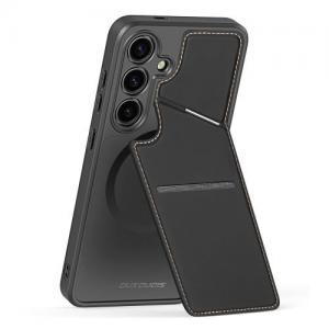 Θήκη Δερμάτινη Dux Ducis Rafi II Mag 3 σε 1 MagSafe RFID Blocker Samsung S926B Galaxy S24 Plus 5G με Stand Μαύρο