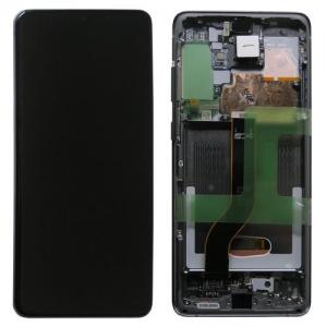 Οθόνη με Touch Screen & Μπροστινή Πρόσοψη Samsung G985F Galaxy S20 Plus/ G986B Galaxy S20 Plus 5G Γκρι (Original)