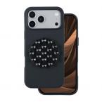 Θήκη Silicon & PC inos Apple iPhone 17 Pro με Suction Cup Μαύρο