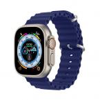 Λουράκι Σιλικόνης Dux Ducis OceanWave Bracelet Apple Watch (38/ 40/ 41mm) Σκούρο Μπλε