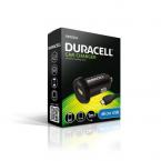 Φορτιστής Αυτοκινήτου Duracell με Έξοδο USB 2.4A & Καλώδιο Micro USB 1m Μαύρο