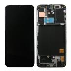 Οθόνη με Touch Screen & Μπροστινή Πρόσοψη Samsung A405F Galaxy A40 Μαύρο (Original)